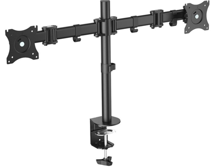 Picture of Digitus DA-90349 15-27" Dual Monitor Stand with Clamp Base